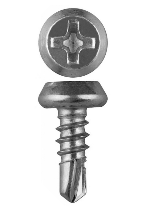 картинка Саморез клоп ГОСКРЕП ШСММ оцинкованный со сверлом, 3,5х11 мм (50 шт) от магазина Экономстрой