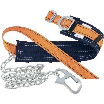 Пояс предохранительный  УП I Сибртех 89502, безлямочный, строп из стальной цепи, модель Г купить в отделе магазина Экономстрой