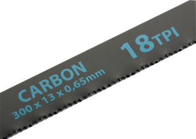 Полотно для ножовок по металлу 300 мм, 18TPI, Carbon, 2 штуки GROSS 77720