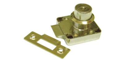 Замок мебельный БОЯРД- Z348 (Z348GP.1/22) с ответной планкой купить в отделе магазина Экономстрой