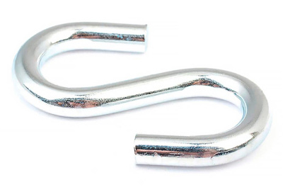 Крючок S-образный СТРОЙБАТ, белый цинк, 10 мм купить в отделе магазина Экономстрой