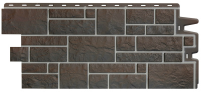 Фасадная панель Docke BURG 946х445 мм (0,42 м2) земляной купить в отделе магазина Экономстрой