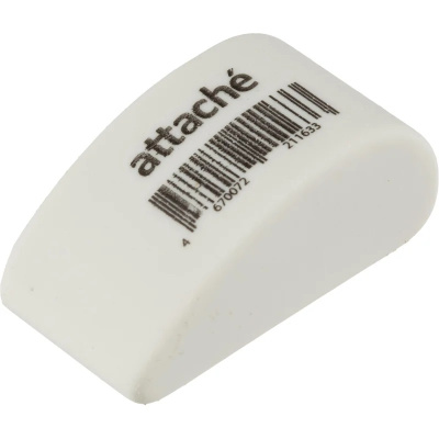 Ластик Attache каплевидный, термопластичный каучук, белый, 37x20x12 мм купить в отделе магазина Экономстрой
