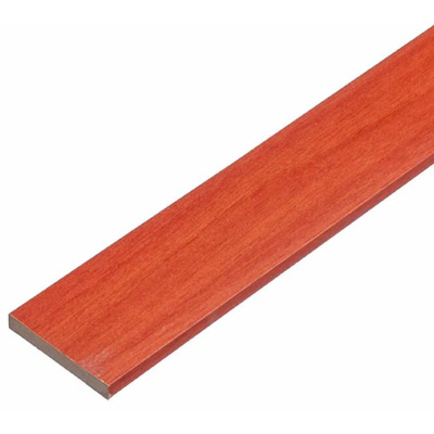 Наличник дверной Верда (Verda), прямой, облицованный финиш-пленкой, итальянский орех, 58х5,5х2150 мм