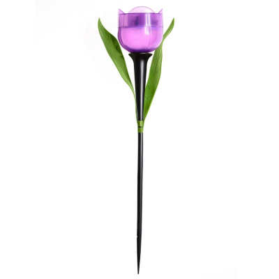 Садовый LED светильник тюльпан лиловый USL-C-453/PT305 PURPLE TULIP
