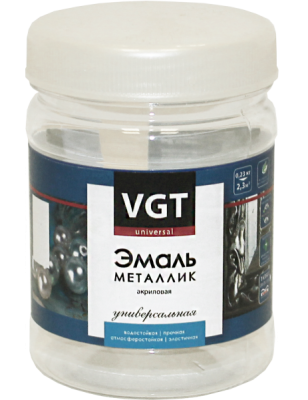 Эмаль металлик акриловая VGT ВД-АК-1179 (полуглянцевая; золото), 0,23 кг