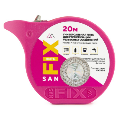 Нить для резьбовых соединений SanFIX, нейлоновая, 20 м