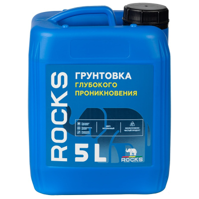 Грунтовка глубокого проникновения Rocks, 5 л купить в отделе магазина Экономстрой