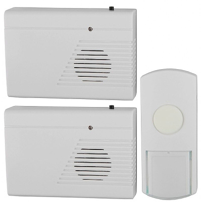 Звонок беспроводной ЭРА С27-2, 25 мелодий (полифония), Б0018969 купить в отделе магазина Экономстрой