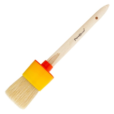 Кисть круглая №14 РемоКолор с деревянной ручкой, натуральная щетина, 50 мм купить в отделе магазина Экономстрой