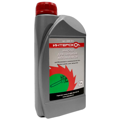 Масло для пильных механизмов Интерскол, 1 л купить в отделе магазина Экономстрой