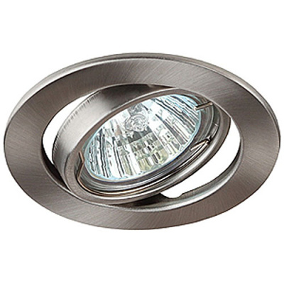 Светильник ЭРА ST2A SN поворотный MR16 12/220V, сталь, штамповка, сатин никель