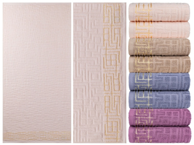 Полотенце махровое 100% хлопок, рисунок Афины, 70х140 см купить в отделе магазина Экономстрой