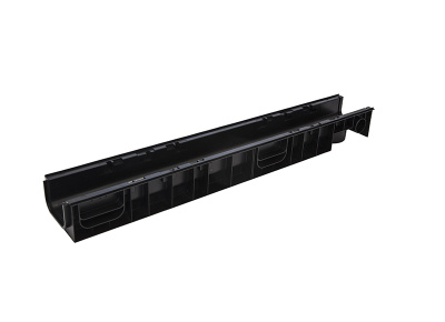 Канал пластиковый ECOTECK LITE DN100 1013х153х99 мм (А15-С250) черный купить в отделе магазина Экономстрой