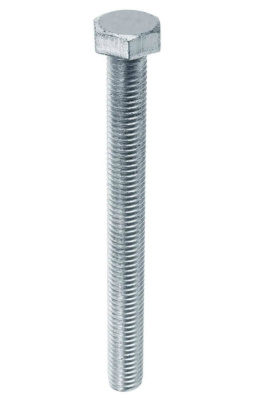 Болт Госкреп с шестигранной головкой, оцинкованный, DIN 933 М5х30 (8 шт)