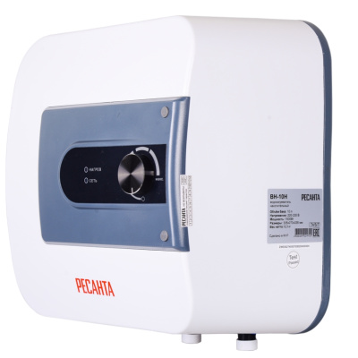 Водонагреватель накопительный Ресанта ВН-10Н 74/5/7 над мойкой, 10 л купить в отделе магазина Экономстрой