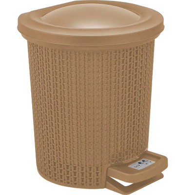 Ведро для мусора с педалью Soul, 6 л, кофейный, SV4064КФ купить в отделе магазина Экономстрой