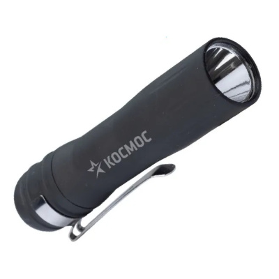 Фонарь ручной Космос, KOC120B, 0,5 Вт, LED/1xAA, ABS-пластик, c каучуковым напылением