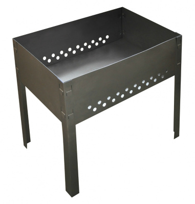 Мангал разборный "Отдых" (350х250х350 мм) МНГ35К купить в отделе магазина Экономстрой