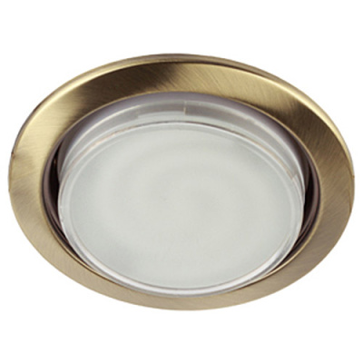 Светильник ЭРА KL35 GD под лампу GX53, 220V, 13W, золото купить в отделе магазина Экономстрой