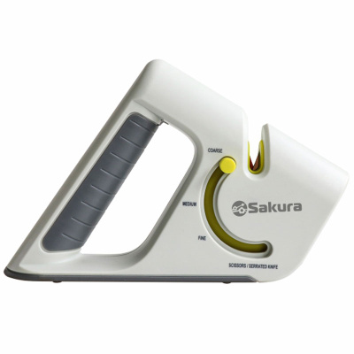 Ножеточка Sakura SA-6657G, 3 степени заточки (ножницы+зубчатые ножи) купить в отделе магазина Экономстрой