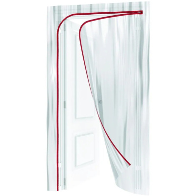 Пленочная дверь на молнии, типа I, (малярная лента 2,5 см х 10 м), 220х120 см купить в отделе магазина Экономстрой