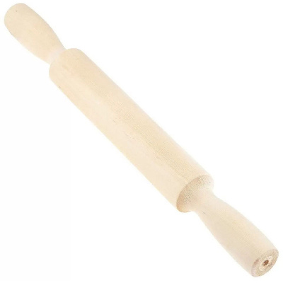 Скалка деревянная, Береза, 40х4х4 см купить в отделе магазина Экономстрой