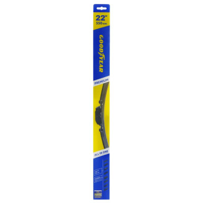 Щетка стеклоочистителя бескаркасная Goodyear Premium, 22&quot;/55 см (8 переходников)