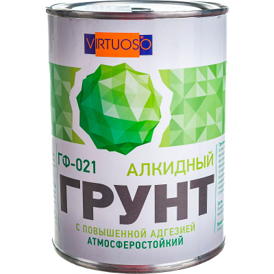 Грунтовка по металлу ГФ-021 Virtuoso, серая, 0,9 кг купить в отделе магазина Экономстрой