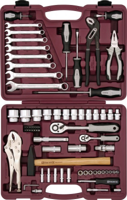 Набор инструмента универсальный 1/4&quot; 1/2&quot;DR 72 предмета UTS0072 052059