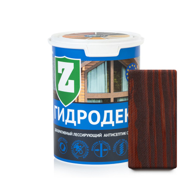 Антисептик Зелест Гидродекор, Палисандр, 0,9 кг купить в отделе магазина Экономстрой