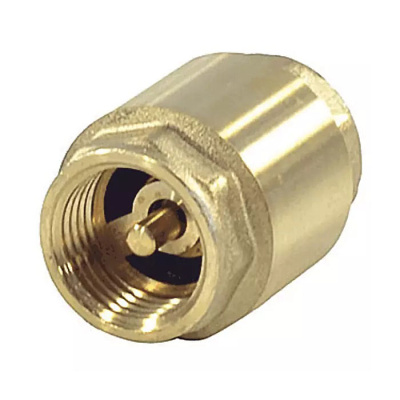 Клапан обратный пружинный SantechSystems Ду 25 Ру 16, латунный, внутренняя/внутренняя резьба 1" купить в отделе магазина Экономстрой