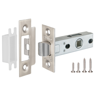 Защёлка врезная Punto, METL45-8 ( L45-8), SN матовый никель купить в отделе магазина Экономстрой