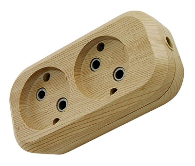 Колодка TDM 2 гнезда, без заземления "сосна" купить в отделе магазина Экономстрой