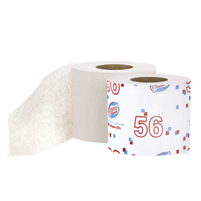 Туалетная бумага "Евро стандарт", серый, 1-слойная, 56 м купить в отделе магазина Экономстрой