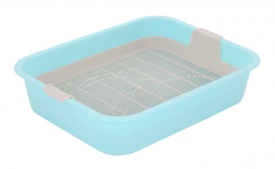 Лоток Мур-мяу (с сеткой) голубой/бежевый 77-6789/М7848 купить в отделе магазина Экономстрой