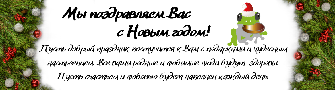 Мы поздравляем Вас с Новым годом!