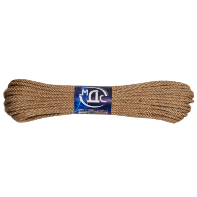 Шнур джутовый, крученый, 4 мм (40 м) купить в отделе магазина Экономстрой