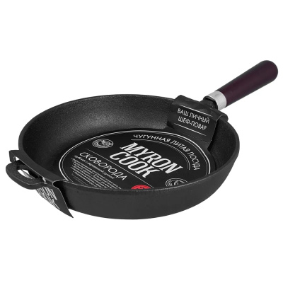 Сковорода глубокая чугунная Myron Cook Evolution XG724N, 24 см