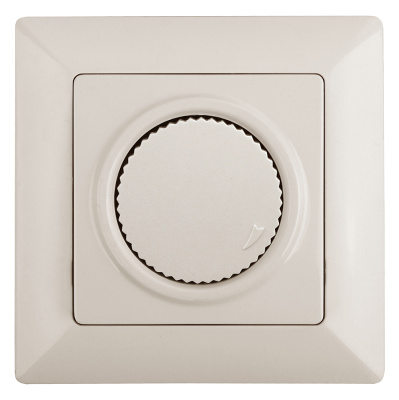 Светорегулятор поворотный, 600Вт 230В, СУ, Solo, слоновая кость Intro купить в отделе магазина Экономстрой