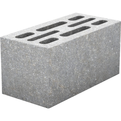 Блок керамзитобетонный 8-ми щелевой, М-75, 390х190х188 мм купить в отделе магазина Экономстрой