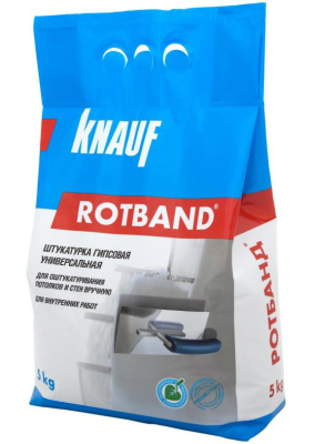 Штукатурка гипсовая универсальная Knauf Ротбанд, 5 кг