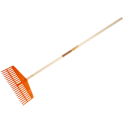 Грабли веерные Amigo, пластиковые, с деревянным черенком, 22 зуба, 42 см купить в отделе магазина Экономстрой
