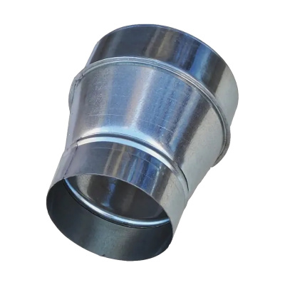 Переходник вентиляционный D110/D100 L70 (ст.оц./0,5/жк/жк) купить в отделе магазина Экономстрой