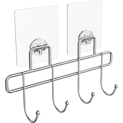 Планка с 4 крючками на силиконовом креплении Kleber Lite купить в отделе магазина Экономстрой