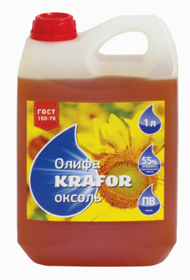 Олифа Оксоль KRAFOR 1 л 29969 купить в отделе магазина Экономстрой