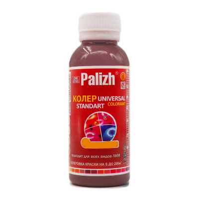 Колер универсальный Palizh (Палитра) N 21, темно-коричневый, 100 мл купить в отделе магазина Экономстрой
