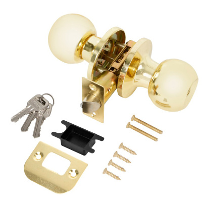 Ручка защелка Punto DK672/BL PB-ET (кл./фик.) золото купить в отделе магазина Экономстрой