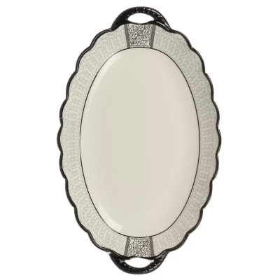 Блюдо керамика, овальное, 19,5х31х3,5 см, с ручками, RasheL, R-31101 купить в отделе магазина Экономстрой