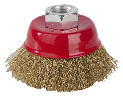 Щетка чашечная для УШМ (75 мм; М14), витая стальная проволока, Stayer 35125-075 купить в отделе магазина Экономстрой